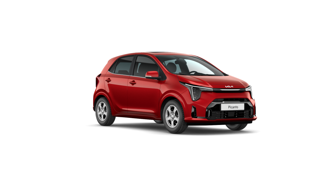 Punainen uusi auto Kia Picanto GLS Astrum Autossa.